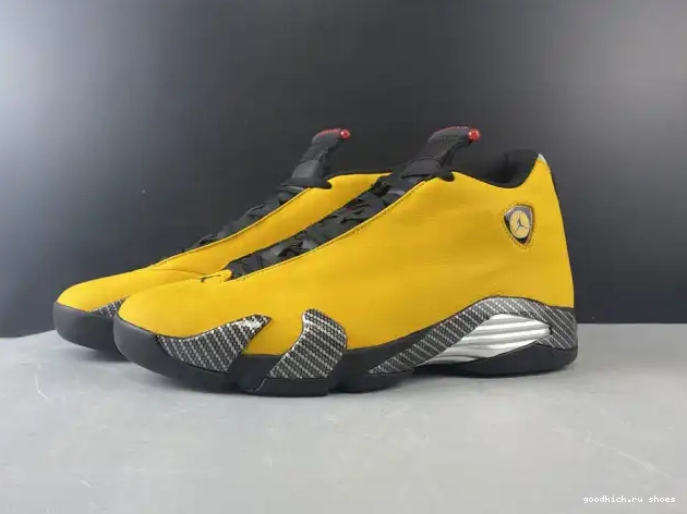 AIR RETRO BQ3685-706 GOLD JORDAN 14 UNIVERSITY 0505
